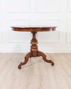 Italian 19th Century Round Inlaid Table - 4596131
