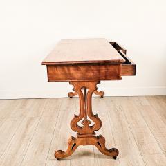 Italian 19th Century Satinwood Two Drawer Table circa 1880 - 3407217