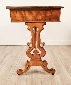 Italian 19th Century Satinwood Two Drawer Table circa 1880 - 3407218