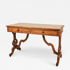 Italian 19th Century Satinwood Two Drawer Table circa 1880 - 3407597