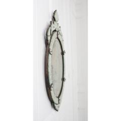 Italian 19th Century Venetian Oval Mirror - 2133414
