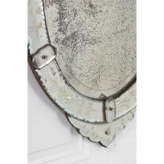 Italian 19th Century Venetian Oval Mirror - 2133433