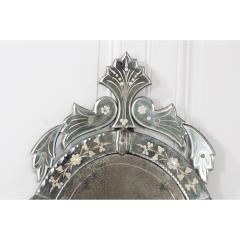 Italian 19th Century Venetian Oval Mirror - 2133444