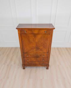 Italian 19th Century Walnut Secr taire Abattant with Fitted Interior - 4599696