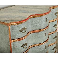 Italian 20th Century Painted Gilt Chest - 3780924