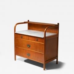 Italian 50s Chest of Drawers with Marble Top - 4814694