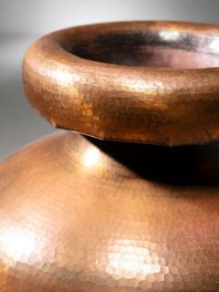 Italian 50s Large Copper Plated Umbrella Stand - 4724732