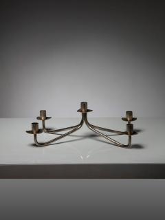 Italian 50s Silver Candle Holder - 4725237