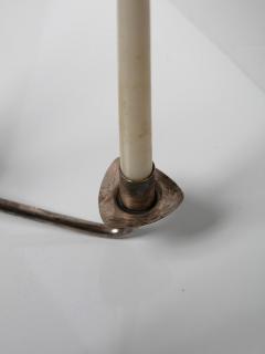 Italian 50s Silver Candle Holder - 4725238