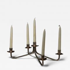 Italian 50s Silver Candle Holder - 4779787