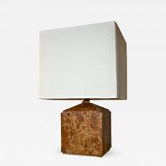 Italian 50s Wood Veneer Table Lamp - 506242