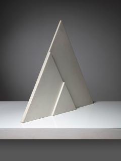 Italian 60s Geometric Wood Sculpture - 4725074