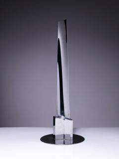 Italian 70s Steel Sculpture - 4725420