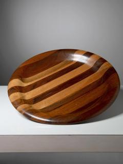 Italian 70s Wood Tray - 4725520