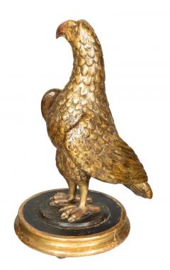 Italian 8th Century Giltwood Figure Of An Eagle - 4145632