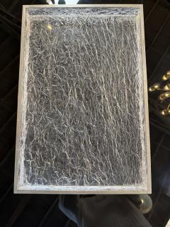 Italian Acrylic and Chrome Serving Tray 1970s - 4689517