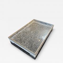 Italian Acrylic and Chrome Serving Tray 1970s - 4689542