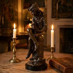 Italian Antique Bronze Sculpture of Christopher Columbus by Giulio Monteverde - 4515316