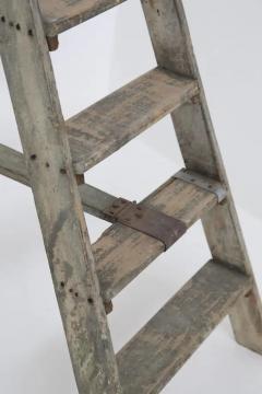 Italian Antique Decorative Grey Wooden Staircase - 3657727