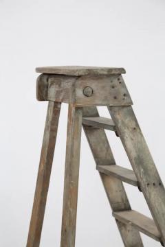 Italian Antique Decorative Grey Wooden Staircase - 3657735