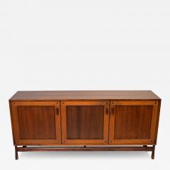 Italian Architect Design Rosewood Free standing Cabinet 1960s - 3603905