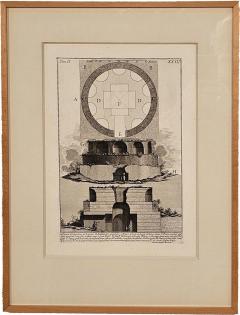 Italian Architectural Engraving circa 1800 - 3958290