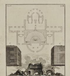 Italian Architectural Engraving circa 1800 - 3958273