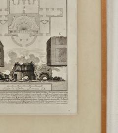 Italian Architectural Engraving circa 1800 - 3958275