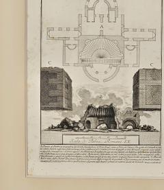 Italian Architectural Engraving circa 1800 - 3958276