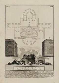 Italian Architectural Engraving circa 1800 - 3958294