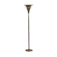Italian Art Deco 3 Tier Torchiere Floor Lamp - 4718056