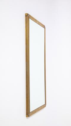 Italian Art Deco Brass Mirror Italy circa 1940 - 3362605