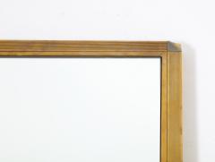 Italian Art Deco Brass Mirror Italy circa 1940 - 3362606
