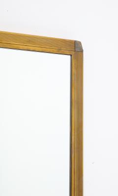 Italian Art Deco Brass Mirror Italy circa 1940 - 3362607