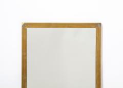Italian Art Deco Brass Mirror Italy circa 1940 - 3362610