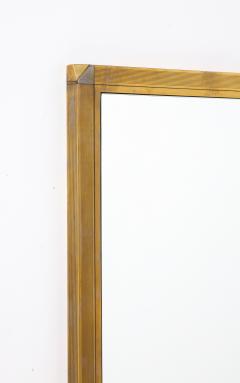 Italian Art Deco Brass Mirror Italy circa 1940 - 3362612