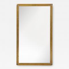 Italian Art Deco Brass Mirror Italy circa 1940 - 3363264