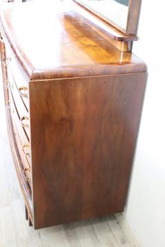 Italian Art Deco Chest of Drawers with Mirror Restored - 3276920