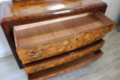 Italian Art Deco Chest of Drawers with Mirror Restored - 3276922