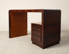 Italian Art Deco Curved Writing Desk circa 1930 - 4783108