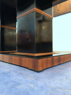Italian Art Deco Dining Table in Maple with Decoration 1940s - 2603293
