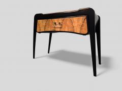 Italian Art Deco Ebonized Coffee or Support Table 1940s - 4479806