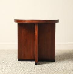 Italian Art Deco Mahogany Side Table circa 1930 - 4782981