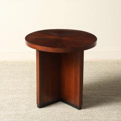 Italian Art Deco Mahogany Side Table circa 1930 - 4782987