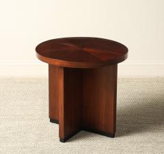 Italian Art Deco Mahogany Side Table circa 1930 - 4782988