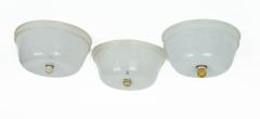 Italian Art Deco Pulegoso Flushmount 1940 s 5 Available - 4586798