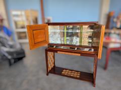 Italian Art Deco Rationalist Mirrored Sideboard or Cabinet Bar 1930s - 4620436