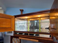 Italian Art Deco Rationalist Mirrored Sideboard or Cabinet Bar 1930s - 4620440