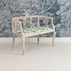 Italian Art Deco Settee Bench in Original Paint Circa 1920 - 4650139