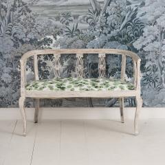 Italian Art Deco Settee Bench in Original Paint Circa 1920 - 4650140